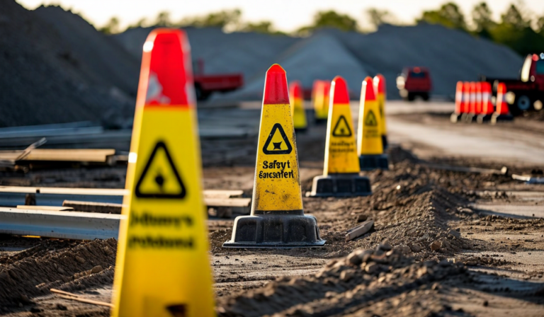 Construction site safety with autonomous systems