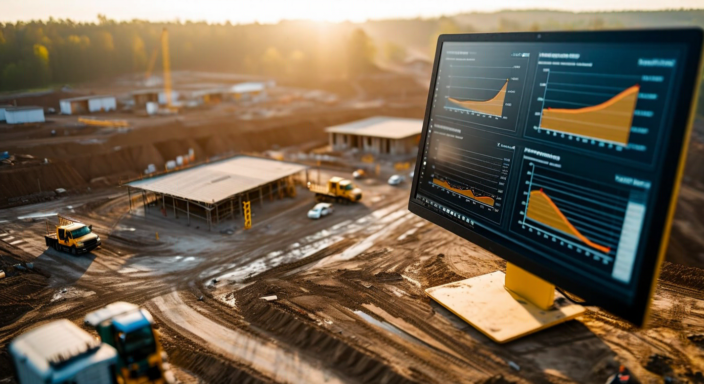 Construction throughput comparison diagram