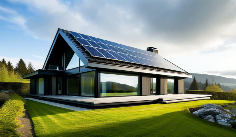Energy-efficient robotically built home