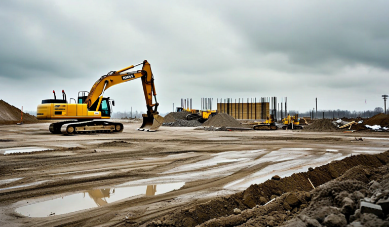 Construction labor shortage at residential build site