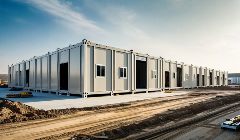 Modular construction factory compared to robotic site construction